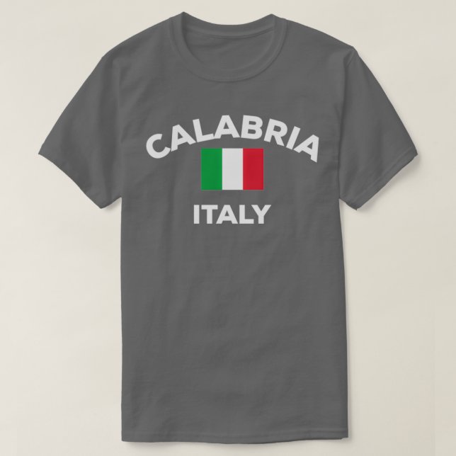 Calabria Italy Italia Italian Flag Home City Touri T Shirt (Design framsida)