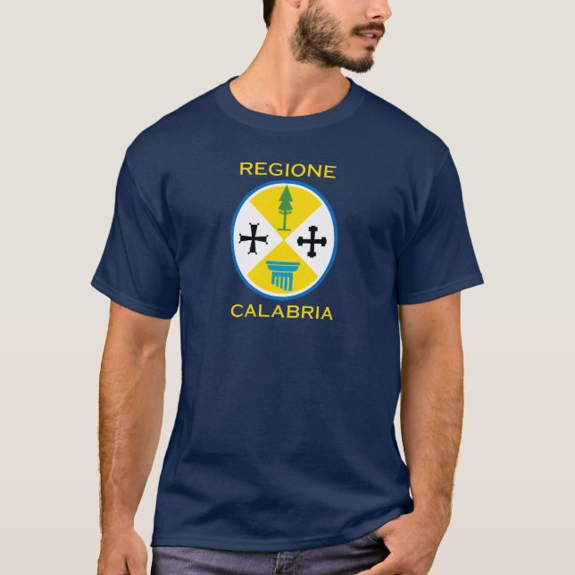 Calabria mörkTshirt Tee Shirt (Framsida)