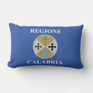 calabria region region flagga italien län magneter lumbarkudde