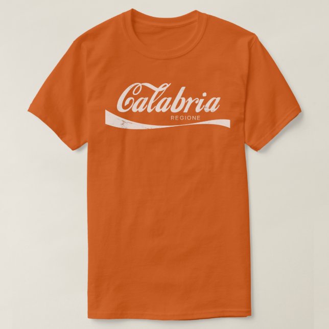 Calabria Regione Italia Retro Design T Shirt (Design framsida)
