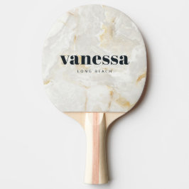 Calacatta Gold Marble Minimal Modern Classic Name Pingisracket