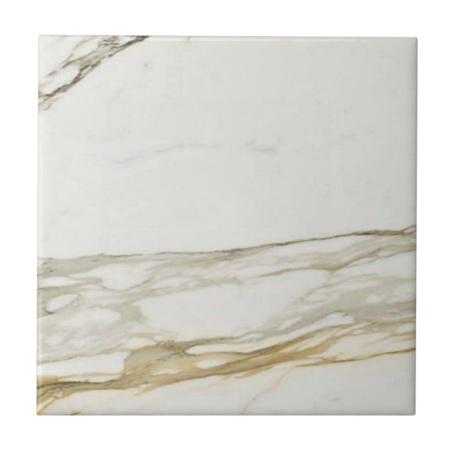 Calacatta Marble Mönster 3 Kakelplatta (Framsidan)