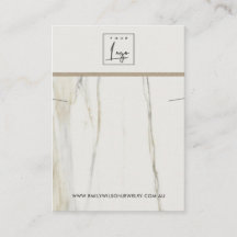 CALACATTA MARBLE STRUKTUR NECKLACE BRACELET VISNIN