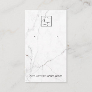 CALACATTA MARBLE STRUKTUR STUD ÖKNING VISNING VISITKORT