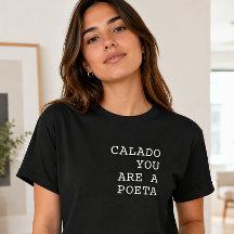 Calado Du är en Poeta Roligt Portugisiskt Talesätt