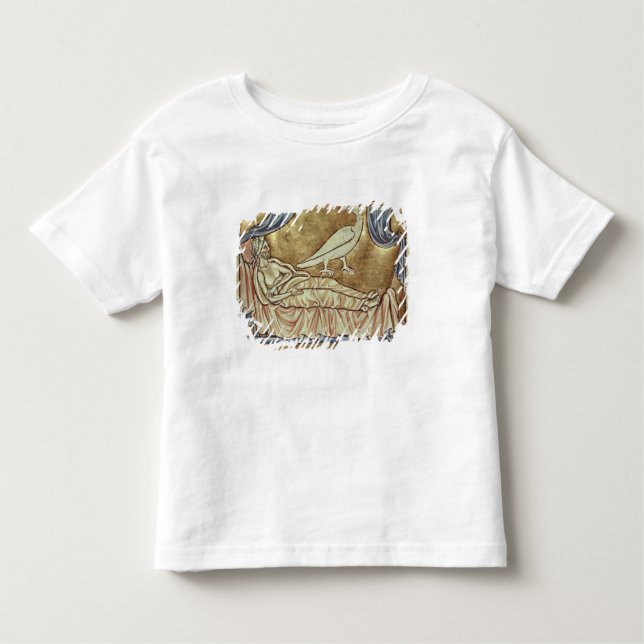Caladrius fågel som är beryktad att förutsäga t-shirt (Framsida)