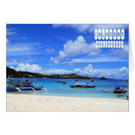 Calaguas Island i Filippinerna Hälsningskort