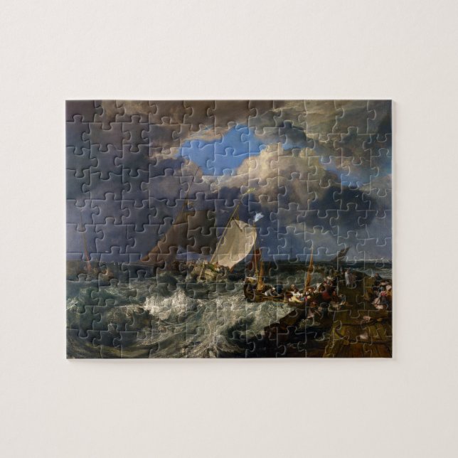 Calais pir av den Joseph Mallord William turner Pussel (Horisontell)