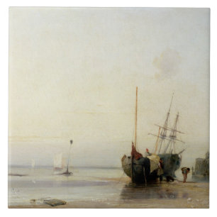 Calais pir, c.1823-24 (olja på panel) kakelplatta
