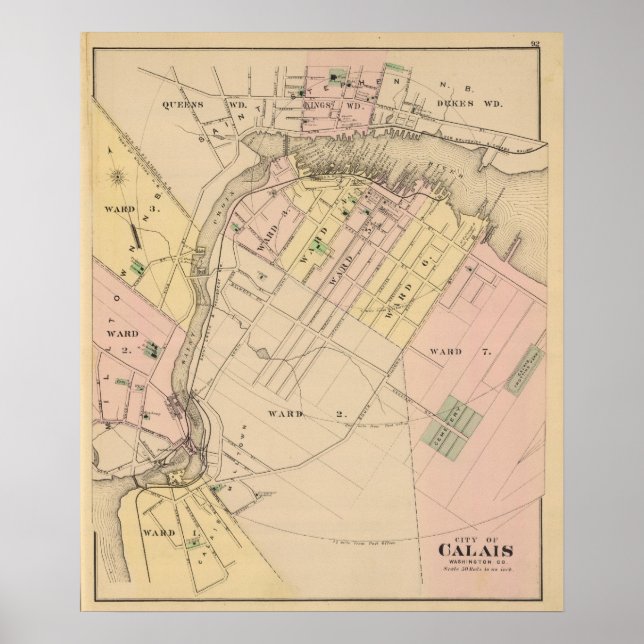 Calais, Washington County Poster (Framsidan)