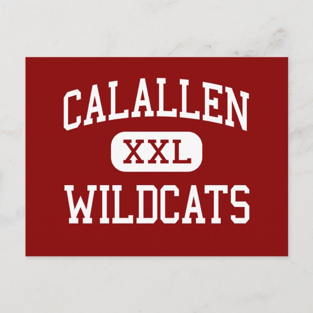 Calallen - Wildcat - Mitten - Corpus Christi Vykort (Framsida)
