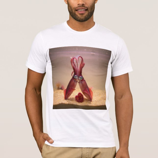 Calamar enamorado t shirt (Framsida)