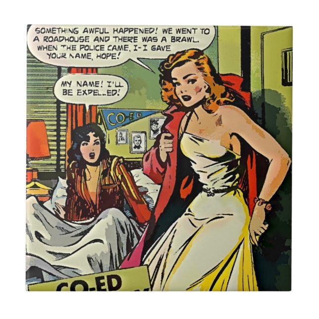 Calamity för Co Ed Kakelplatta (Framsidan)