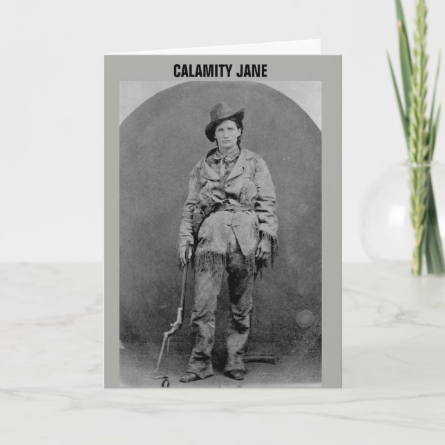 CALAMITY JANE GREETING CARDS, TILLFÄLLEN KORT (Framsida)