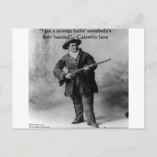 Calamity Jane Humor Citat Present T-shirts & Kort