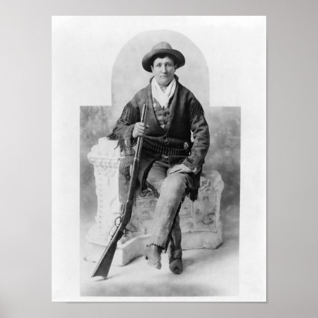 Calamity Jane med hennes Rifle Poster (Framsidan)