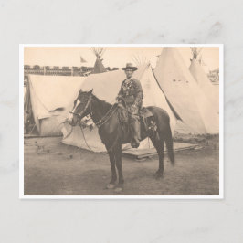 Calamity Jane på horseback circa 1900 Vykort