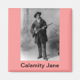 Calamity Jane Porträtt Magnet