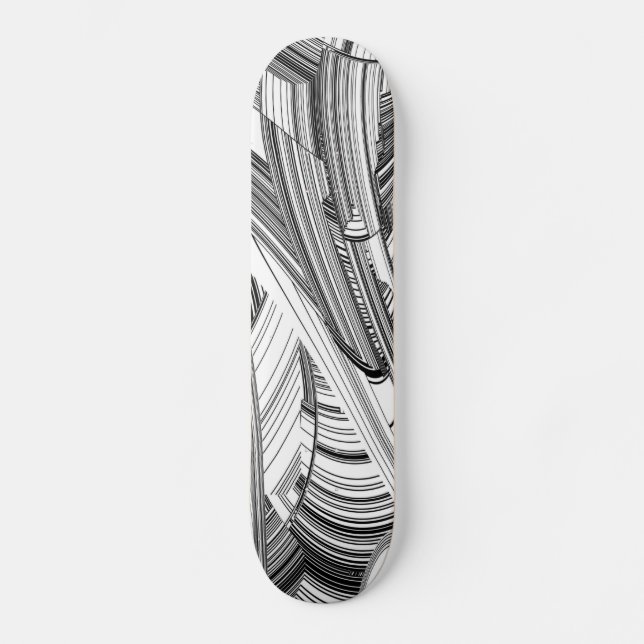 Calamity Storm Center Modern Art Mini Skateboard Bräda 18,5 Cm (Framsida)