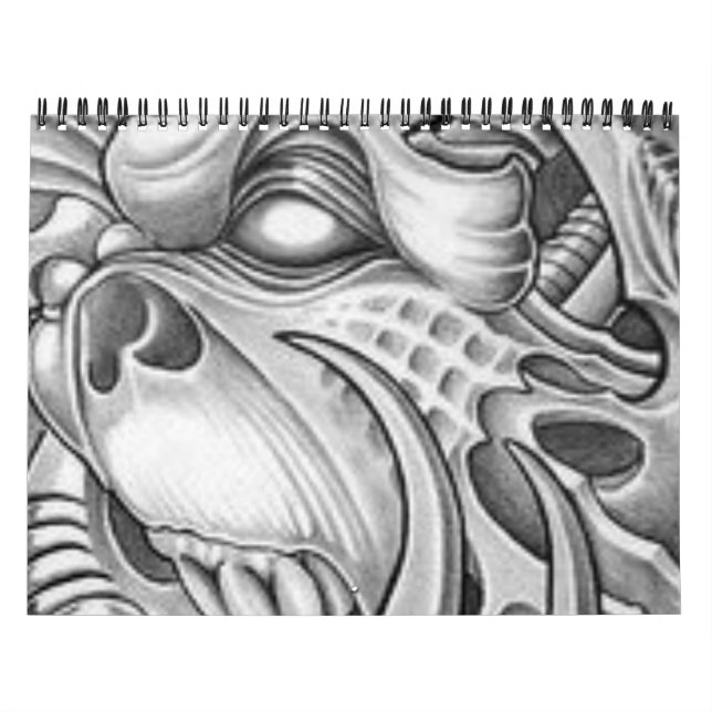 calandar TATUERING för tatueringdesign RITON Kalender (Omslag)