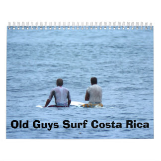 Calander gammal grabbsurfa Costa Rica Kalender