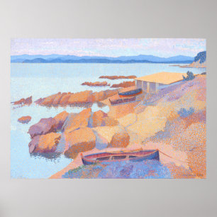 Calanque des Antibois, Henri Edmond Kor Fine Art Poster