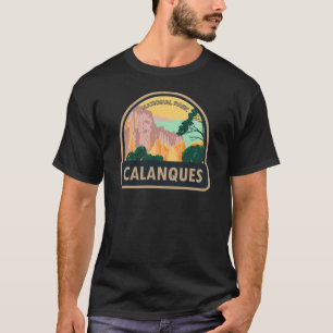 Calanques nationalpark Frankrike Vintage T Shirt
