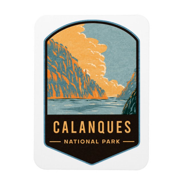 Calanques nationalpark magnet (Vertikal)