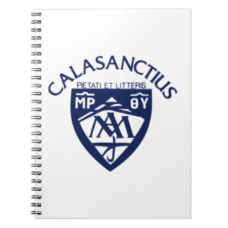 Calasanctius anteckningsbok med spiral