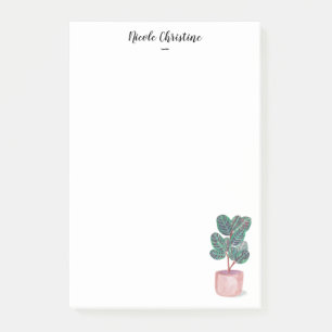 Calathea Prayer Plant CUSTOMIZE IT-Anteckningsbloc Post-it Block