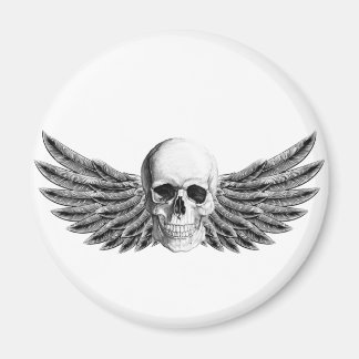 calavera1-alada magnet