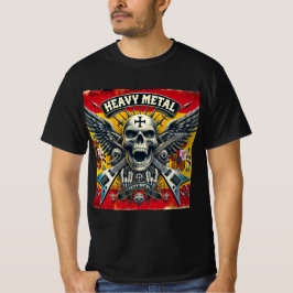 Calavera Alada: El Poder del Heavy Metal Español T Shirt