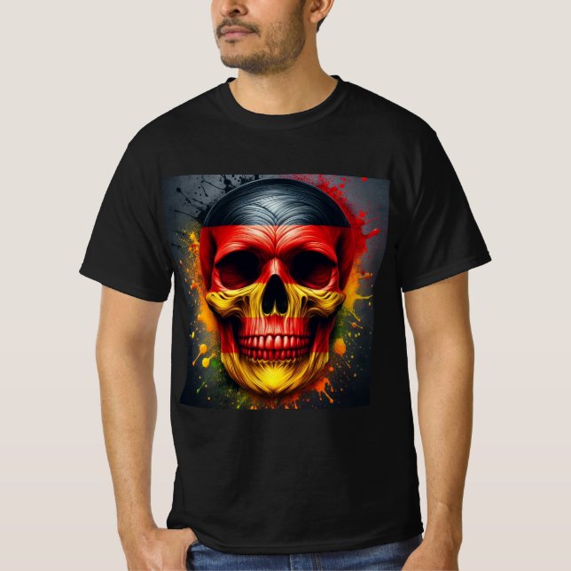 Calavera alemana t shirt (Framsida)