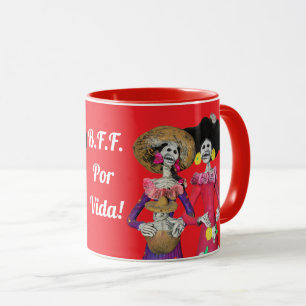 Calavera Amigas Mugg