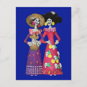 Calavera Amigas Vykort