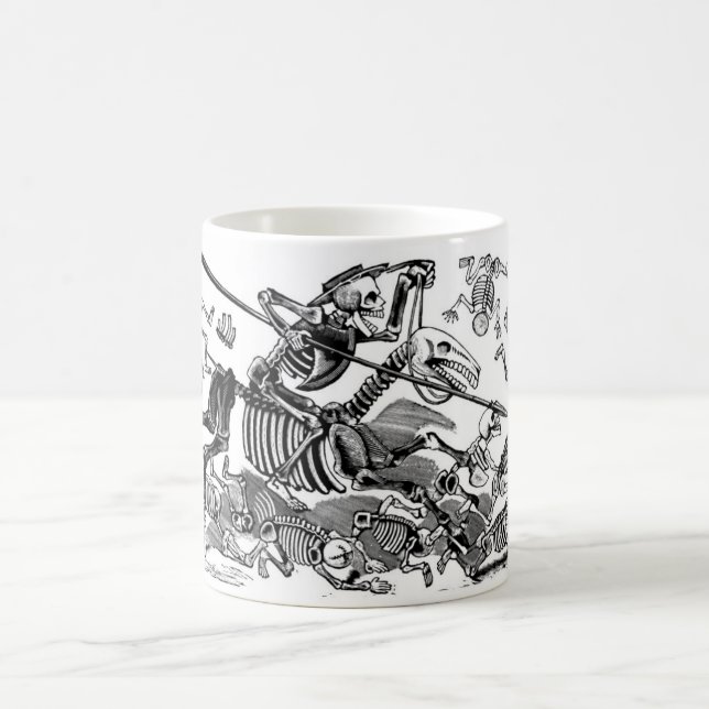 "Calavera av universitetsläraren Quixote" circa Kaffemugg (Center)