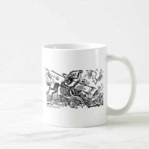 "Calavera av universitetsläraren Quixote" circa Kaffemugg