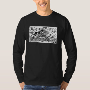 "Calavera av universitetsläraren Quixote" circa Tee Shirt