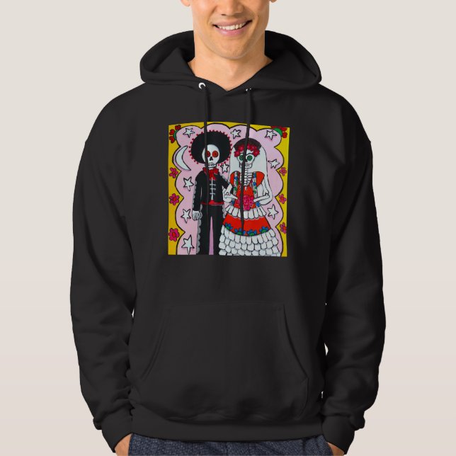 Calavera Bröllop Hoodie (Framsida)