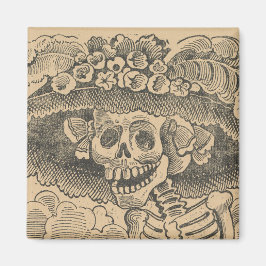 Calavera Catrina (Dapper Skeleton) (Elegant Skull) Magnet