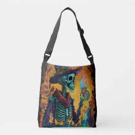Calavera Cheers - Mexikanska Skeleton Art Axelväska