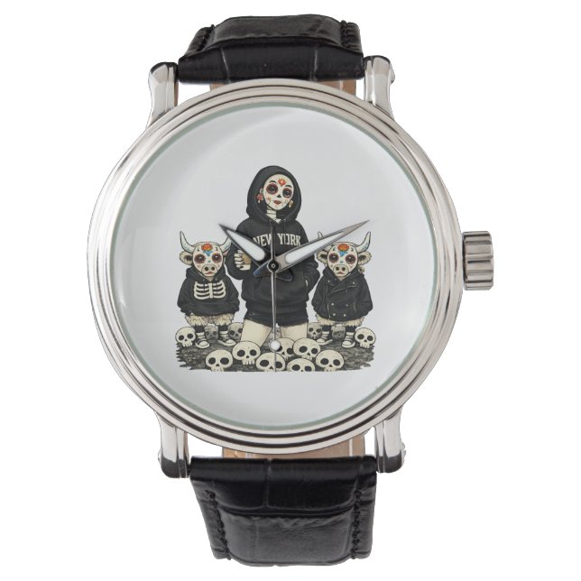 Calavera & Coo-klocka Armbandsur (Framsida)