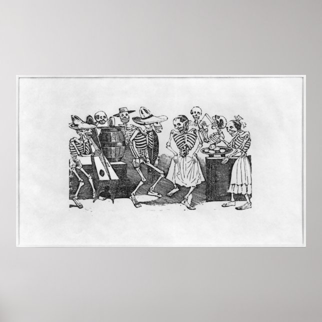 Calavera du jarabe d'outretombe" poster (Framsidan)