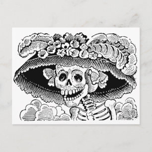 Calavera Garbancera av José Guadalupe Posada Vykort