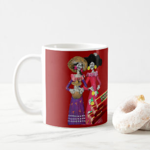 Calavera Hermanas Kaffemugg