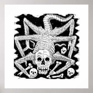 Calavera Huertista av José Guadalupe Posada Poster