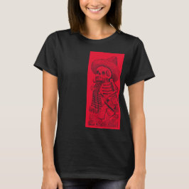Calavera i Röd T Shirt