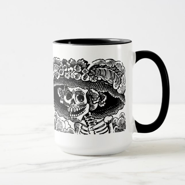 Calavera kopplar ihop mugg (Höger)