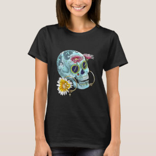 Calavera Mexican Dia de Los Muertos Day of Dead T Shirt