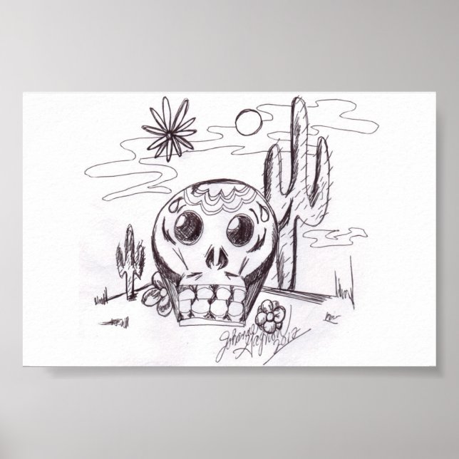 Calavera Poster (Framsidan)